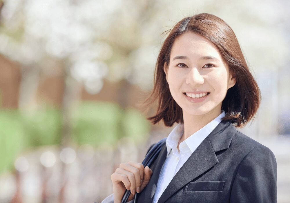 きれいな髪の女性